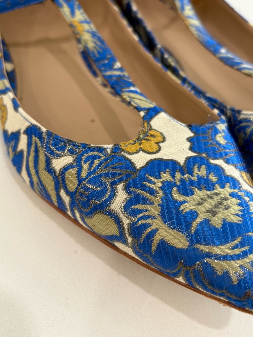 Tory Burch Silk Brocade Mary Jane Flats – Size 8.5 ✨ - Picture 7 of 16
